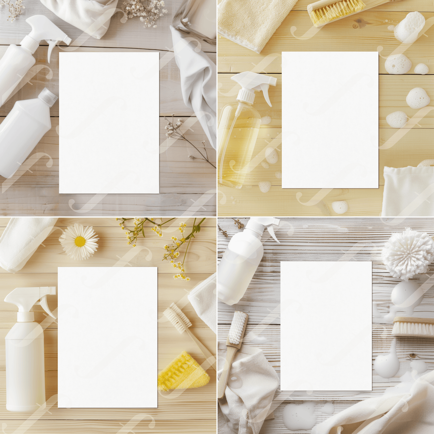 Cleaning Up - Printable Design Mockup Collection